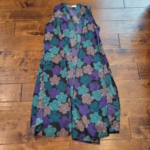 NWOT LulaRoe Joy Vest Size S Floral